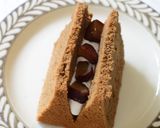 ほうじ茶シフォンケーキモンブラン作り方21写真