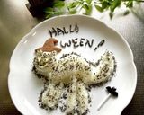 ハロウィン・プレート・お城とオバケ作り方5写真