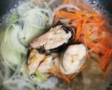 【スープ食】鮭缶とレタスで和風ペンネ作り方2写真