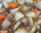 豚バラ肉と大根、牛蒡、人参炒め煮作り方9写真