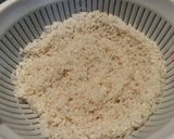 【筋肉飯】秋の紅鮭といくらの炊き込みご飯作り方1写真