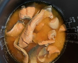【筋肉飯】秋の紅鮭といくらの炊き込みご飯作り方4写真