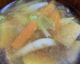野菜たっぷり具沢山のお味噌汁作り方10写真