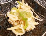 鶏皮酢味噌ネギ和え作り方6写真