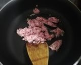 ゴボウ肉味噌（ししとう入り）作り方2写真