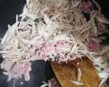 ゴボウ肉味噌（ししとう入り）作り方3写真