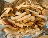 材料4つ！鮭＆きのこのホイル焼き♪作り方3写真