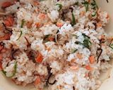 鮭の親子丼作り方6写真