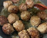 ガイコツレンコンのミートボールパスタ作り方12写真
