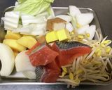 娘に伝授☆1人石狩鍋☆味噌バター仕立て作り方2写真