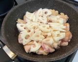 鶏肉と蓮根のカンタン酢炒め作り方4写真