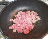 和風肉味噌パスタ作り方1写真