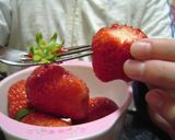 #簡単！#いちご・イチゴ・苺のヘタ取り方作り方3写真