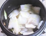 餅入りピリ辛野菜スープ作り方7写真
