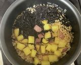 秋の味覚✨サツマイモとひじきの生姜ごはん作り方6写真