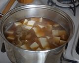 サツマイモと豚肉の味噌汁作り方5写真