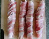 魚肉ソーセージの豚バラ巻き作り方3写真