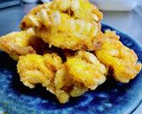 【カボチャのワタ・タネの唐揚げ】作り方7写真