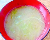 キャベツの味噌汁　2022.10.8作り方1写真