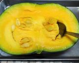 甘納豆入り茶巾カボチャ作り方2写真