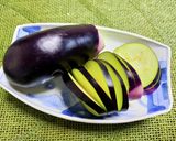 茄子の射込み天ぷら♪作り方1写真