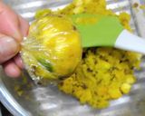 甘納豆入り茶巾カボチャ作り方12写真