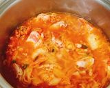 野菜いっぱいのチゲスープ作り方5写真