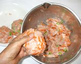 鶏肉人参ハンバーグ♪簡単疲れに漢方薬膳作り方7写真