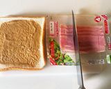 ♡お好み焼き風トースト♡作り方2写真