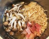 きのことほうれん草のスープ作り方4写真