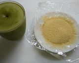 簡単！抹茶ババロア　黒蜜きなこ作り方5写真