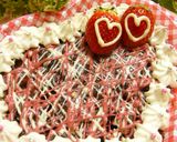 ♡のバレンタインケーキ♡スコップケーキ風作り方7写真
