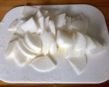 大根の梅おかか和え作り方1写真