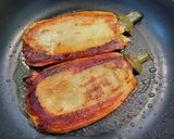 もちトロッと♬白茄子のにんにくステーキ作り方4写真