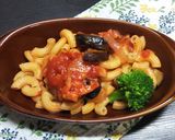 茄子のトマトソースパスタ作り方10写真