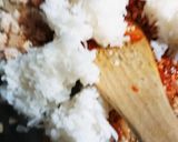 鶏ミンチでオムライス作り方5写真