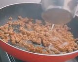 アスパラと椎茸、舞茸の肉味噌炒め作り方5写真
