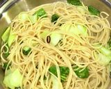 *青梗菜とシラスのペペロンチーノでランチ作り方9写真