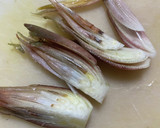 切っていれるだけ！みょうがの麺つゆづけ作り方1写真