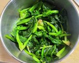 ほうれん草の満足おかず作り方2写真