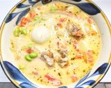 鶏もも肉と里芋のトマトクリーム煮作り方9写真
