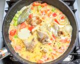 鶏もも肉と里芋のトマトクリーム煮作り方8写真