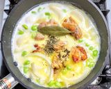 鶏もも肉と里芋のトマトクリーム煮作り方6写真