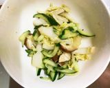 隙間埋レンジ簡単白菜きな粉コールスロー風作り方12写真