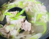 冷凍うどんで●ごま油香る豚塩うどん作り方5写真