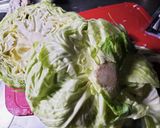 厨房ばあばぁ！キャベツ煮。作り方1写真