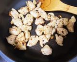 マコモダケと鶏胸肉のピリ辛中華あん作り方3写真