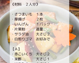 さつまいもと厚揚げの甘酢炒め作り方2写真
