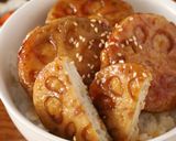 マヨでしっとり！甘酢レンコンつくね丼作り方8写真