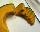 南瓜と豚肉のミルフィーユ中華蒸し作り方2写真